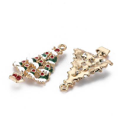 Rack Plating Alloy Enamel Pendants LS-ENAM-S126-056-NR-1