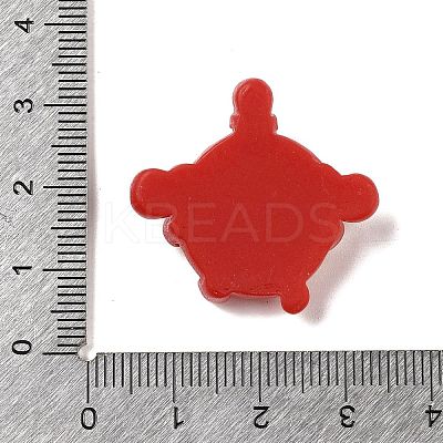 Christmas Rabbit Theme Opaque Resin Decoden Cabochons LS-RESI-S397-01C-1