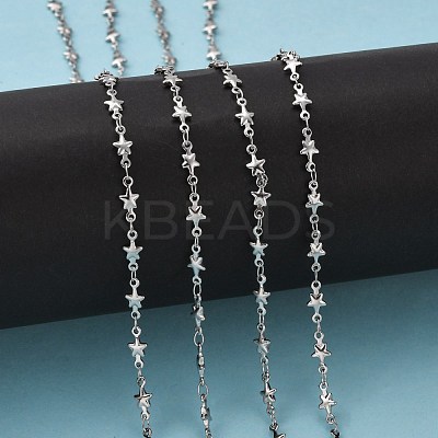 Tarnish Resistant 304 Stainless Steel Link Chains CHS-K001-40-1