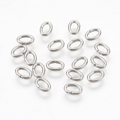 Tarnish Resistant 304 Stainless Steel Open Jump Rings Jewelry Findings LS-X-STAS-L215-11P-1