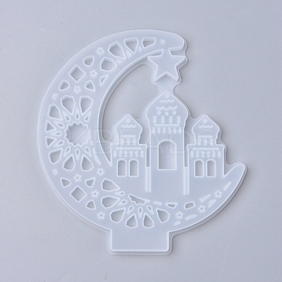 DIY Castle Crescents Moon Silicone Molds X-DIY-I034-02-1