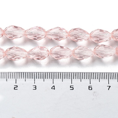 Glass Beads Strands EGLA-E010-8x12mm-12-1