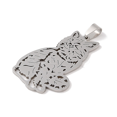 Non-Tarnish 201 Stainless Steel Pendants STAS-A094-04C-P-1