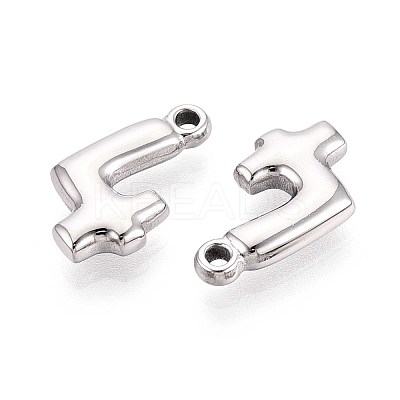 304 Stainless Steel Pendants STAS-N109-261E-P-1