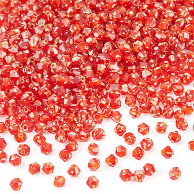 Picasso Baking Paint Glass Seed Beads SEED-TA0001-62H-1