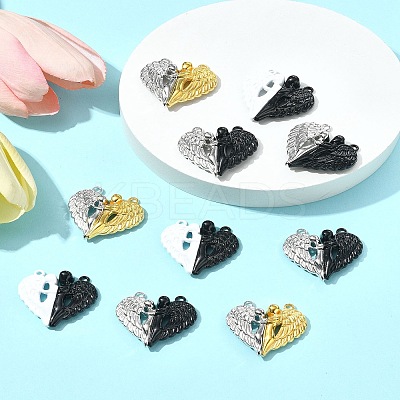 10 Sets Spray Painted Alloy Magnetic Pendants FIND-FS0004-25-1