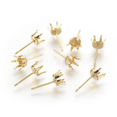 304 Stainless Steel Stud Earring Findings STAS-P221-20G-G-1