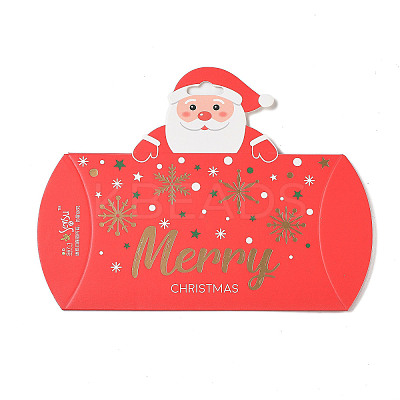 Christmas Theme Paper Pillow Gift Boxes CON-B012-02-1