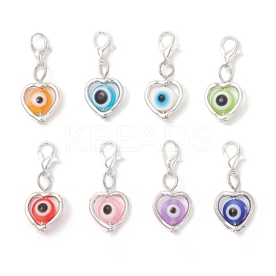 Resin Pendant Decorations HJEW-JM03945-01-S-1