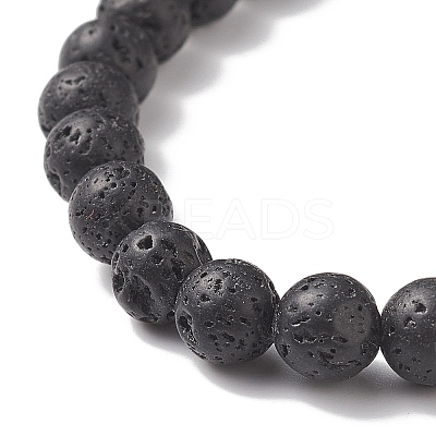 9Pcs 9 Style Bear & Cross & Moon & Crown & Heart & Butterfly Brass Beaded Stretch Bracelets Set BJEW-JB08905-1