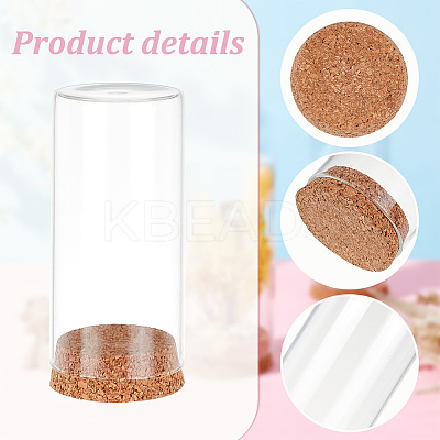4Pcs High Borosilicate Glass Dome Cover DJEW-PH0001-37-1