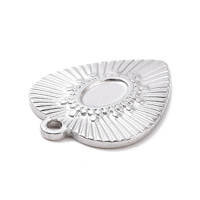 Non-Tarnish 304 Stainless Steel Pendant Cabochon Settings LS-STAS-G287-11P-1