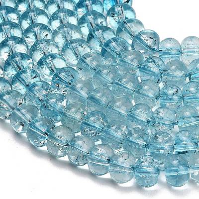 Dyed Imitation Gemstone Glass Beads Strands GL-Z001-03B-12-1