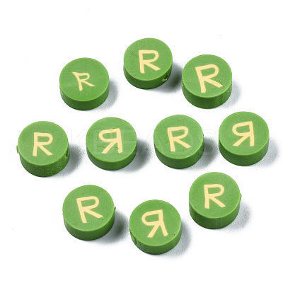 Handmade Polymer Clay Beads CLAY-N011-031R-1