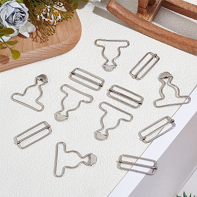 6 Bags Adjustable Iron Buckles IFIN-CY0001-04P-1