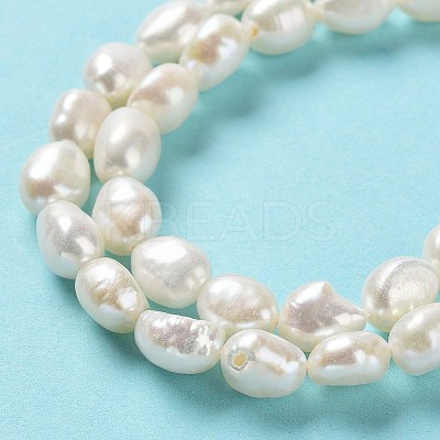 Natural Cultured Freshwater Pearl Beads Strands PEAR-Z002-05-1