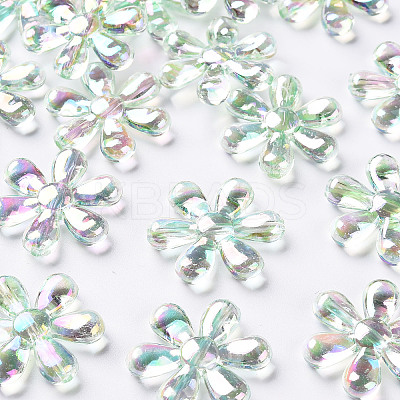 Transparent Acrylic Beads TACR-S154-35C-327-1