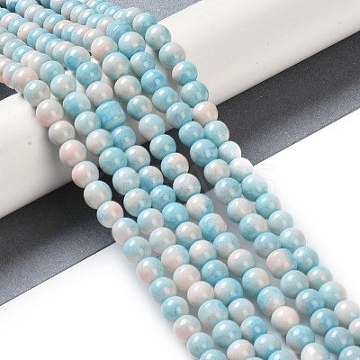 Baking Paint Glass Bead Strands GLAA-H031-01A-10-1