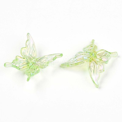 Transparent Acrylic Beads OACR-N137-74C-1