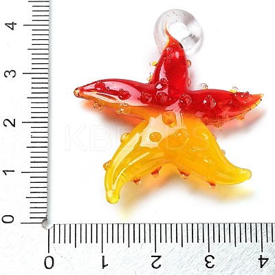 Handmade Lampwork Pendants LAMP-A004-05M-1