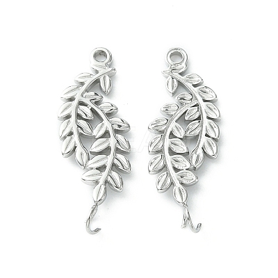 Non-Tarnish 304 Stainless Steel Connector Charms STAS-L269-034P-1