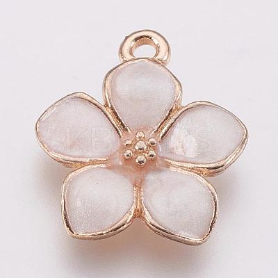 Zinc Alloy Enamel Pendants PALLOY-I124-10G-B-1