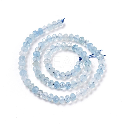 Natural Aquamarine Beads Strands G-H278-05-1