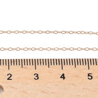 1/20 14K Gold Filled Cable Chain Necklaces for Women Men NJEW-Z068-04RG-1