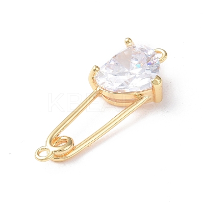 Brass Connector Charms KK-I702-23B-1