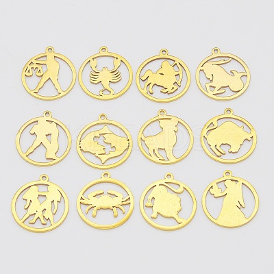 201 Stainless Steel Pendant STAS-Q237-M003-3-1