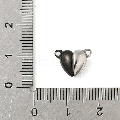304 Stainless Steel Two Tone Magnetic Clasps STAS-Z147-03EB-02-1