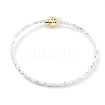 Braided Steel Wire Bracelets Making BJEW-H610-02G-03-1