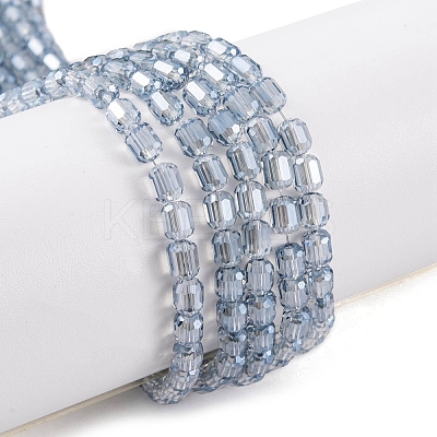 Electroplate Glass Beads Strands EGLA-D031-01-03-1