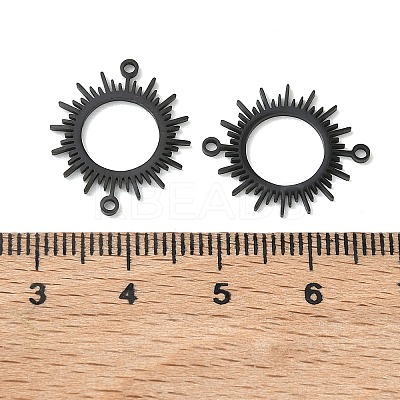 304 Stainless Steel Hollow Connector Charms STAS-P332-12B-1