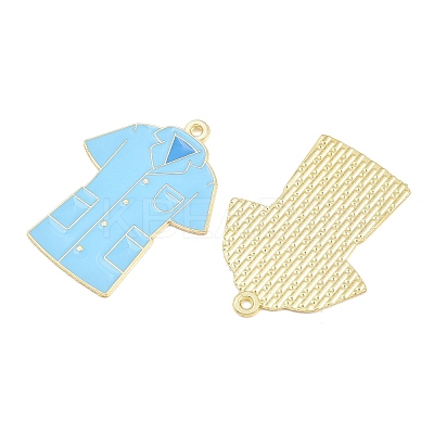 Medical Theme Alloy Enamel Pendants AL-CBA2919-03G-12A-1