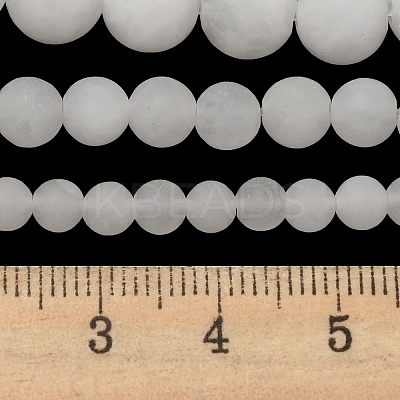 4 Strands 4 Style Natural White Jade Beads Strands G-OC0002-87-1