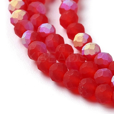 Imitation Jade Glass Beads Strands EGLA-YW0003-19B-01-1