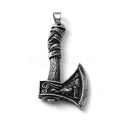 Viking Tibetan Style Alloy Pendants FIND-WH0145-06-1