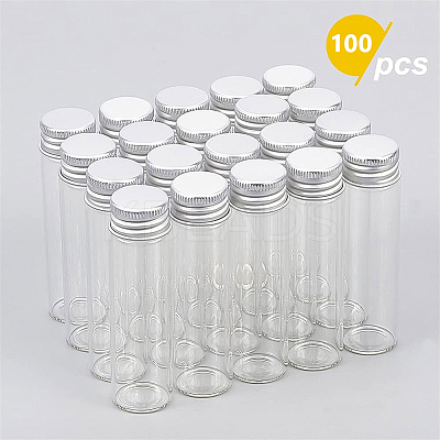 100Pcs Empty Glass Bead Storage Tubes AJEW-BC0009-83C-1