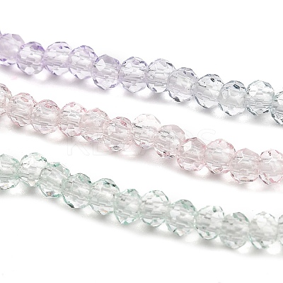Transparent Painted Glass Beads Strands LS-DGLA-A034-T2mm-A23-1
