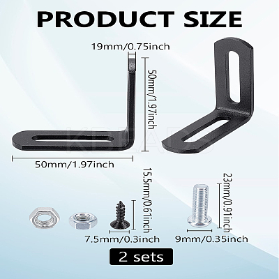 Stainless Steel Corner Protectors DIY-WH0899-19-1