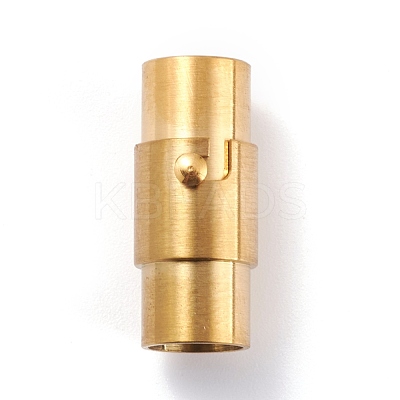 Ion Plating(IP) 304 Stainless Steel Locking Tube Magnetic Clasps STAS-G239-04G-1
