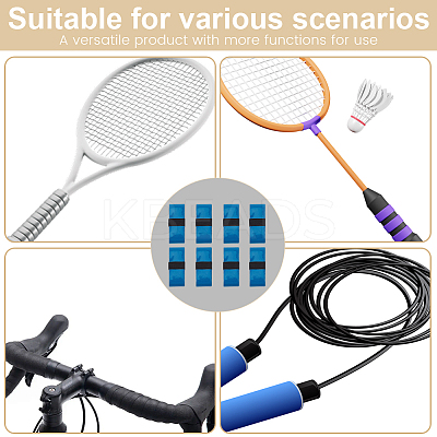 PU Leather Anti-slip Badminton Tennis Racket Grip Tape DIY-SP0005-45F-1