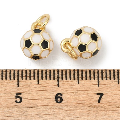 Brass Enamel Pendants X-KK-P294-38G-01-1