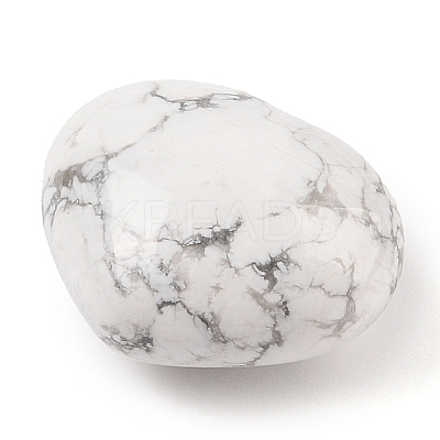 Natural Howlite Love Heart Stone G-I367-03J-1