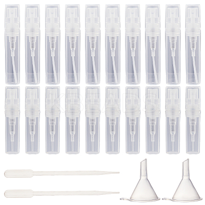 32Pcs 2 Styles 2ML/3ML Polypropylene(PP) Spray Bottles MRMJ-GF0001-44-1
