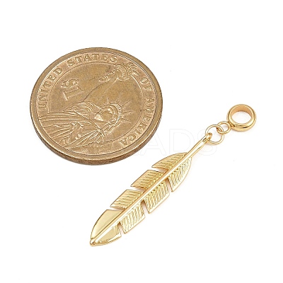 Brass European Dangle Charms PALLOY-JF04457-1