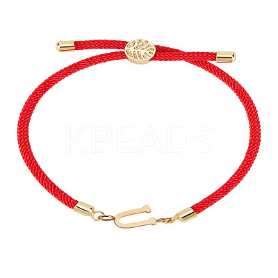 1Pc Adjustable Nylon Cord Slider Bracelets for Women BJEW-LP0001-32U-02-1
