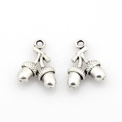 Tibetan Style Alloy Pendants TIBEP-44681-AS-FF-1