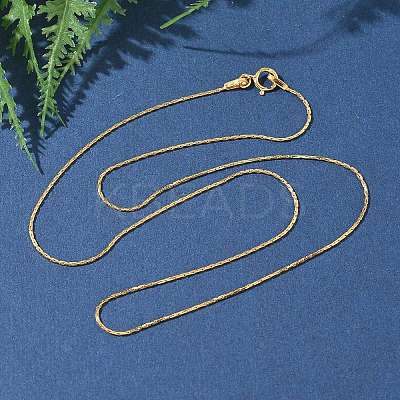 1/20 14K Gold Filled Boston Link Chain Necklaces for Women Men NJEW-Z068-06G-1